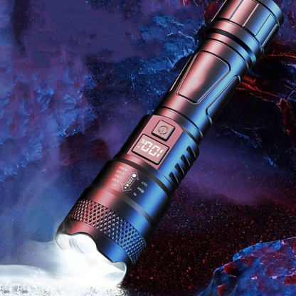 Torcia laser tattica ricaricabile a LED 90000 lumen ad alta intensità