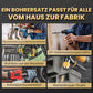 Hochfester Exzenterbohrer-Satz mit 4 Schneiden