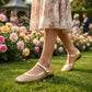 ✨👡 NOVITÀ PER IL 2026! Mules da donna in tessuto intrecciato con punta quadrata e chiusura Mary Jane 🌸💖🎀