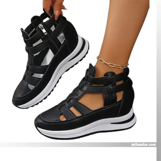 🔥Ultimo giorno: 50% di sconto – Wedges comode e leggere con cerniera laterale