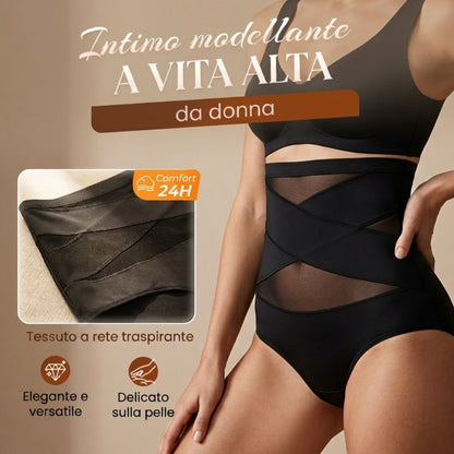 🌸 Ultimo giorno – Acquista 1, ricevi 2 confezioni ✨ Mutandine a vita alta con controllo pancia incrociato, taglie forti