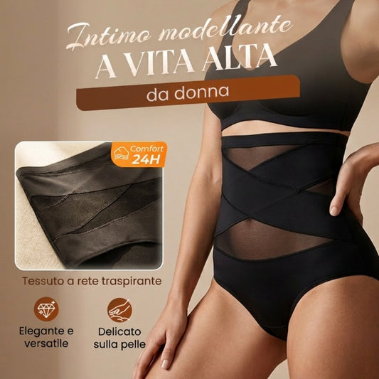 🌸 Ultimo giorno – Acquista 1, ricevi 2 confezioni ✨ Mutandine a vita alta con controllo pancia incrociato, taglie forti