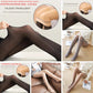 🔥Fake Translucent Warm Plush gefütterte elastische Strumpfhosen✨