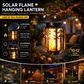 ☀️ Lanterna solare con fiamma tremolante – impermeabile e automatica – luce calda e realistica, perfetta per terrazze, giardini o vialetti – nessun cavo necessario 🌙