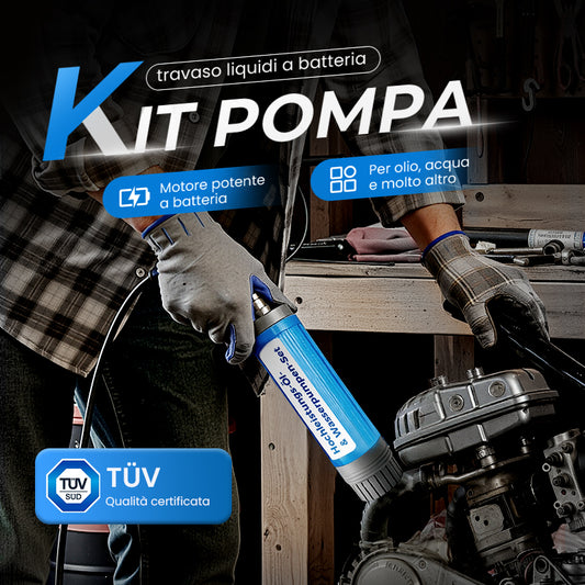 🔈🔈50% SCONTO! 🔋✨ Set di pompe olio e acqua di alta qualità