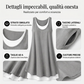 ✨Vestito Lungo da Donna Finto Due Pezzi Senza Maniche