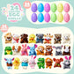 🎁Saldi di Pasqua 50% DI SCONTO😍Uova di Pasqua pre-riempite, piene di peluche a forma di animali