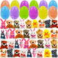 🎁Saldi di Pasqua 50% DI SCONTO😍Uova di Pasqua pre-riempite, piene di peluche a forma di animali