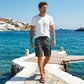 🔥SALDI ESTIVI 2026🔥 Pantaloncini cargo casual da uomo con coulisse in vita