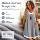 ✨Vestito Lungo da Donna Finto Due Pezzi Senza Maniche
