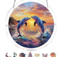 🔥ULTIMO GIORNO: SCONTO 50% ☀️🛍️Acrylic Jigsaw Puzzle Suncatcher 80 Pezzi