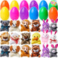 🎁Saldi di Pasqua 50% DI SCONTO😍Uova di Pasqua pre-riempite, piene di peluche a forma di animali