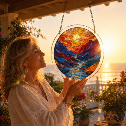 🔥ULTIMO GIORNO: SCONTO 50% ☀️🛍️Acrylic Jigsaw Puzzle Suncatcher 80 Pezzi