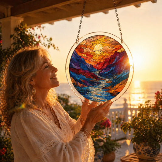 🔥ULTIMO GIORNO: SCONTO 50% ☀️🛍️Acrylic Jigsaw Puzzle Suncatcher 80 Pezzi