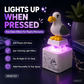 Portachiavi elettronico luminoso a forma di paperella con controllo vocale e funzione da schiacciare ✨🦆