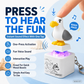 Portachiavi elettronico luminoso a forma di paperella con controllo vocale e funzione da schiacciare ✨🦆