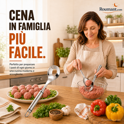 📢📢SCONTO DEL 50%!! ⏰Cucchiaio per polpette in acciaio inossidabile