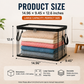 💥ULTIMO GIORNO HOT SALE 50% DI SCONTO 📦Grande, Pesante, Spessa Scatola Portaoggetti in Plastica Trasparente