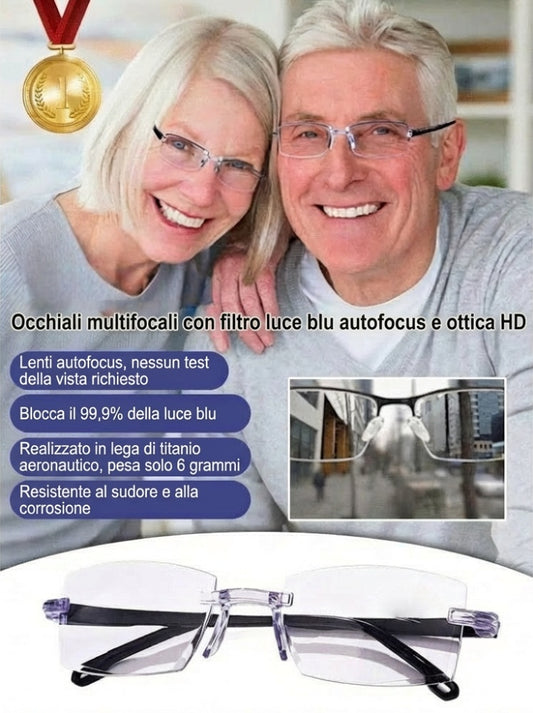 💎 60% DI SCONTO! 💎 Occhiali da lettura Autozoom – Messa a fuoco automatica, ultraleggeri e visione cristallina da vicino e da lontano 👓✨