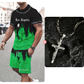 👕 ORA 50% DI SCONTO! 🔥 Set da uomo con T-shirt stampata e shorts – Tessuto morbido, design accattivante e perfetto per le giornate estive ☀️