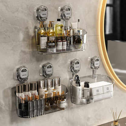 ⏰🔥SCONTO DEL 50% PER UN PERIODO LIMITATO!🔥OLTRE 50K+ VENDUTE!Scatola di immagazzinaggio ad aspirazione per il bagno senza trapano - Grande capacità e forte capacità di carico