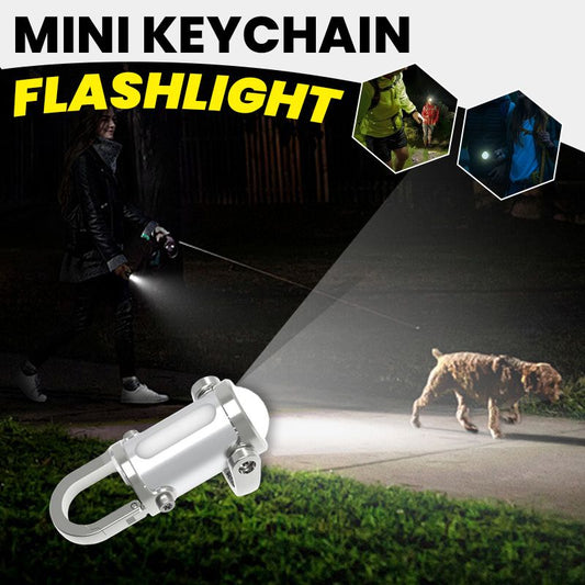 🔥Hot Sale 60% OFF🔥1200LM Superhelle Mini-Schlüsselanhänger-Taschenlampe Wasserdicht