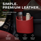 🥳2026 OFFERTA SPECIALE🥳💞 OLTRE 50K+ VENDUTI! 🚗🧺 53% DI SCONTO! Porta bicchiere da porta auto in pelle – Ampia apertura, facile accesso a bevande e telefono. Fissaggio sicuro con clip. Realizzato in pelle PU, resistente ed elegante. 🛡️✨
