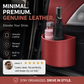 🥳2026 OFFERTA SPECIALE🥳💞 OLTRE 50K+ VENDUTI! 🚗🧺 53% DI SCONTO! Porta bicchiere da porta auto in pelle – Ampia apertura, facile accesso a bevande e telefono. Fissaggio sicuro con clip. Realizzato in pelle PU, resistente ed elegante. 🛡️✨