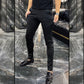 Schwarze Slim-Fit-Dress-Hose für Männer