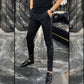 Schwarze Slim-Fit-Dress-Hose für Männer