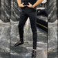 Schwarze Slim-Fit-Dress-Hose für Männer