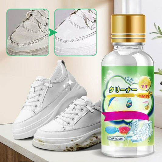 Fleckenschnellreiniger für weiße Schuh