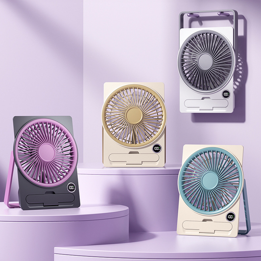🌹Ultraflacher, wiederaufladbarer Mini-Ventilator mit USB-Anschluss🌹