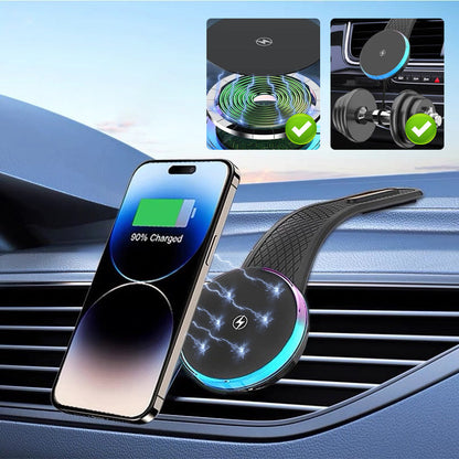 Supporto per Auto con Ricarica Rapida e Braccio Regolabile a 360°