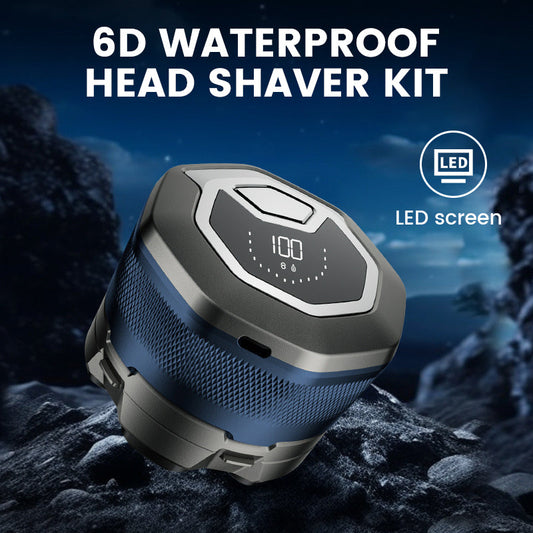 6D wasserdichtes Kopfrasierer