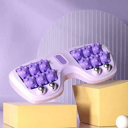 💜Der bequemste Blutkreislauf-Förderer💜Tragbare Doppelfußmassagewalze