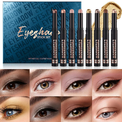 💗 ULTIMO GIORNO – 50% DI SCONTO! ✨ Stick Ombretto Glitterato in 8 Colori, Waterproof & Facile da Usare 💄