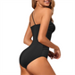 💥ULTIMO GIORNO DI SALDI -50%🏖️🩱Costume intero monospalla da donna – Modellante & contenitivo per la pancia