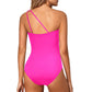 💥ULTIMO GIORNO DI SALDI -50%🏖️🩱Costume intero monospalla da donna – Modellante & contenitivo per la pancia