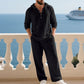 🔈🔈OFFERTA A TEMPO LIMITATO - SCONTO DEL 50%🔥Set da uomo composto da 2 pezzi: top casual con cappuccio e pantaloni
