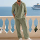 🔈🔈OFFERTA A TEMPO LIMITATO - SCONTO DEL 50%🔥Set da uomo composto da 2 pezzi: top casual con cappuccio e pantaloni