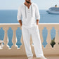 🔈🔈OFFERTA A TEMPO LIMITATO - SCONTO DEL 50%🔥Set da uomo composto da 2 pezzi: top casual con cappuccio e pantaloni