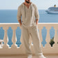 🔈🔈OFFERTA A TEMPO LIMITATO - SCONTO DEL 50%🔥Set da uomo composto da 2 pezzi: top casual con cappuccio e pantaloni
