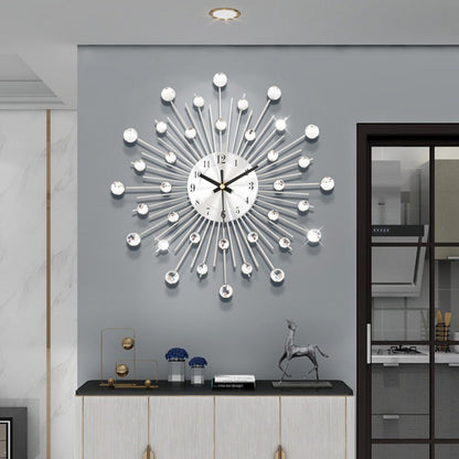 ✨Orologio da parete con strass elegante | Stile sofisticato ed elegante per il tuo arredamento🕰️✨