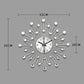 ✨Orologio da parete con strass elegante | Stile sofisticato ed elegante per il tuo arredamento🕰️✨