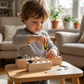 Tavola Montessori in legno con cacciavite