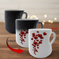 📢📢50% DI SCONTO!!!⏰ Tazza in Ceramica a Colore Cangiante con Manico a Forma di Cuore 💝✨