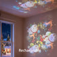Lampada proiettore LED a rotazione dinamica