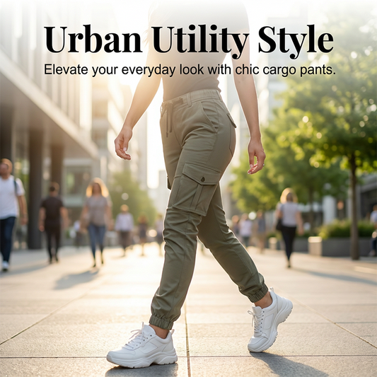 Pantaloni da jogging da donna con più tasche