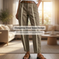 Pantaloni affusolati versatili 👖 Vita alta e vestibilità slim, pratiche tasche, tessuto antipiega, creano l'illusione di gambe più lunghe 📏